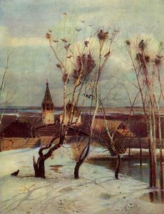 Les corbeaux sont arrivés, 1871, 1965 - Aleksey Savrasov