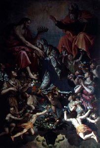 Le Couronnement de la Vierge - Alessandro Allori