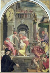 Le martyre de Sainte Agathe, 1585