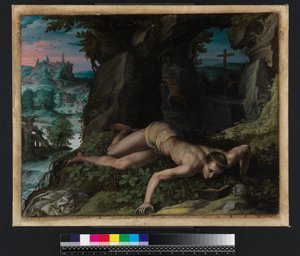 La Tentation de Saint Benoît - Alessandro Allori