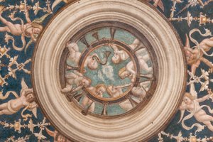 Putti jouant des instruments de musique (détail)