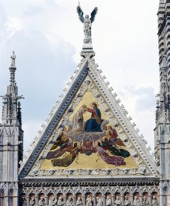 Cathédrale de Sienne (Cattedrale di Santa Maria Assunta). 1215-1263. (détail)