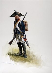 Premier Empire (1804-1814 et 1815) : soldat artilleur de la grande armée napoléonienne française