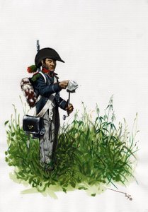 Premier Empire (1804-1814 et 1815) : soldat chasseur d