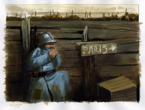Première Guerre mondiale : un poilu de l