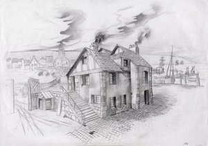 Maison dans un village près d