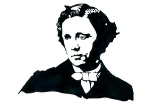 Lewis Carroll, écrivain anglais - portrait de Lewis Carroll (Charles Lutwidge Dodgson)