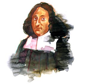 Portrait de Baruch de Spinoza (1632 - 1677) philosophe néerlandais