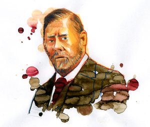 Portrait de Bram Stoker (1847-1912), écrivain irlandais auteur de « Dracula »