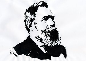 Portrait de Friedrich Engels (1820-1895), théoricien socialiste et homme politique allemand