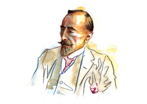Portrait de Joseph Conrad (1857-1924), écrivain britannique vers 1920-1923 - Alessandro Lonati