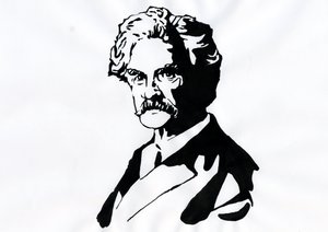 Portrait de Mark Twain (1835-1910) - Alessandro Lonati