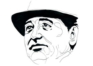 Portrait de Mikhaïl Gorbatchev (né en 1931) homme politique russe
