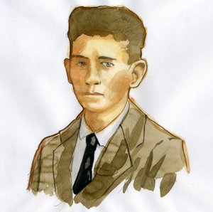 Portrait de Franz Kafka (1883-1924)