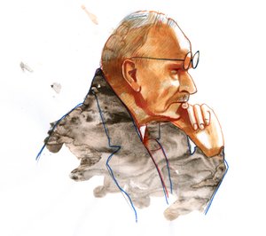 Portrait du psychiatre suisse Carl Gustav Jung (1875-1961)