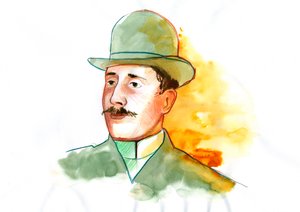 Portrait du poète Guillaume Apollinaire (1880-1918) - Alessandro Lonati