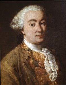 Portrait de Carlo Goldoni, auteur de théâtre italien (détail) - Alessandro Longhi
