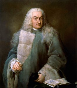 Portrait de Giulio Contarini da Mula (1519-1575), avocat de San Marco, peinture par Alessandro Longhi (1733-1813) - Alessandro Longhi