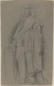 Un procureur vénitien de San Marco (recto) - Alessandro Longhi or Pietro Longhi