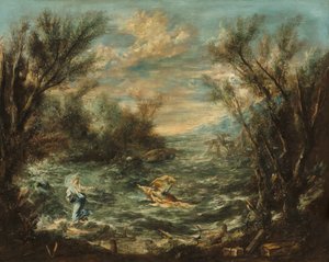 Christ au lac de Galilée, c. 1740