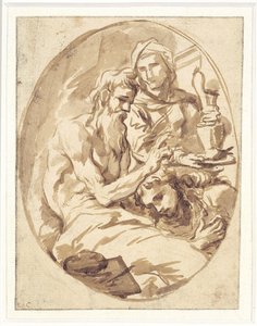 Isaac bénissant Jacob - Alessandro Magnasco