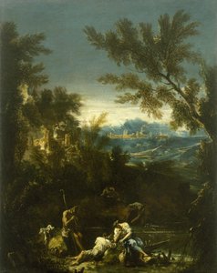Paysage avec figures