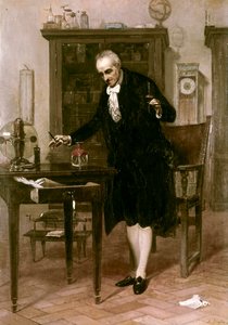 Volta dans son laboratoire - Alessandro Rinaldi