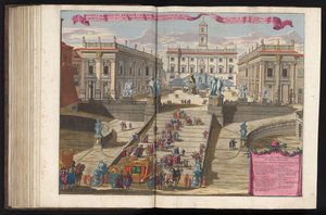 Escalier vers la Piazza del Campidoglio à Rome - Alessandro Specchi