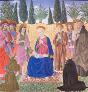Madone et Enfant avec des saints, connue sous le nom de retable de Cafaggiolo