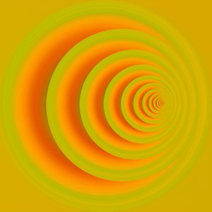 chemin souterrain (orange) II - Alex Caminker