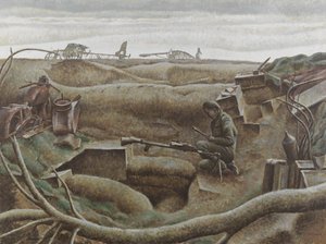 Saillant de Nimègue, décembre 1944 (huile sur toile)