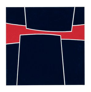 Pression bleue sur rouge