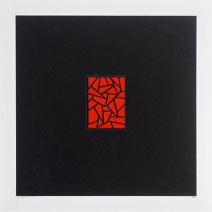 Morceaux rouges sur noir - Alex Dunn