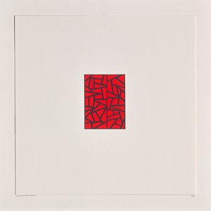 Morceaux rouges sur blanc - Alex Dunn