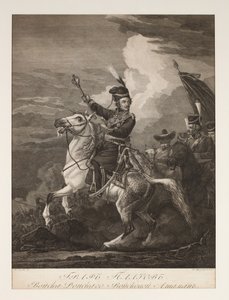 Portrait du Comte Platov (1751-1818) à cheval