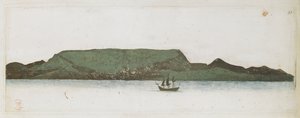 Endeavour, au large de la côte de la Terre de Feu