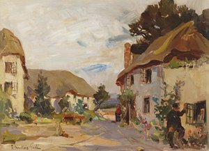 La Conversation des Villageois - Alexander Carruthers Gould