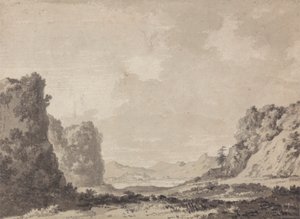 Une vallée - Alexander Cozens