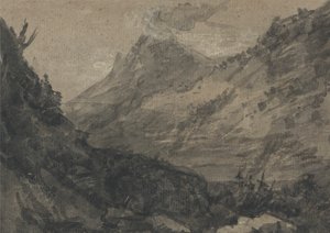 Paysage montagneux - Alexander Cozens