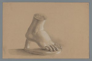 Modèle en plâtre d