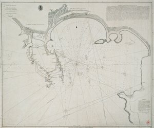Carte du port de Point de Galle. Relevé en janvier et mars 1800, par le capitaine David Inverarity. À qui cette plaque est dédiée, par son plus obligé A. Dalrymple.