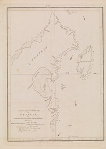 Plan du port de Praslin, fin du XVIIIe au début du XIXe siècle