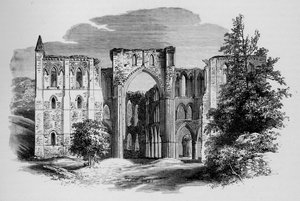 Chœur, du Nord, abbaye de Rievaulx