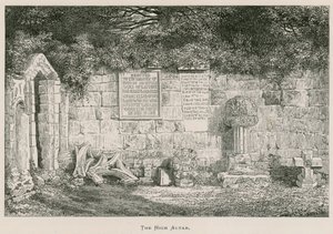 Abbaye de Dryburgh, Le Haut Autel