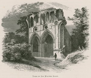 Abbaye de Dryburgh, Tombe de Sir Walter Scott - Alexander Francis Lydon