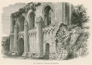 Abbaye de Glastonbury, chapelle de Saint-Joseph, extérieur
