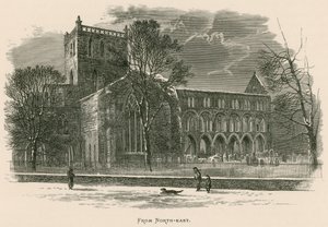 Abbaye de Jedburgh, vue du nord-est