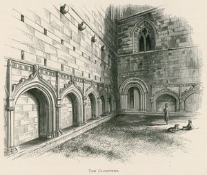 Abbaye de Melrose, Les Cloîtres - Alexander Francis Lydon