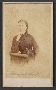 Carte-de-visite portrait de Margaret Alsop