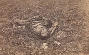Soldat confédéré [sur le champ de bataille à Antietam], septembre 1862 - Alexander Gardner
